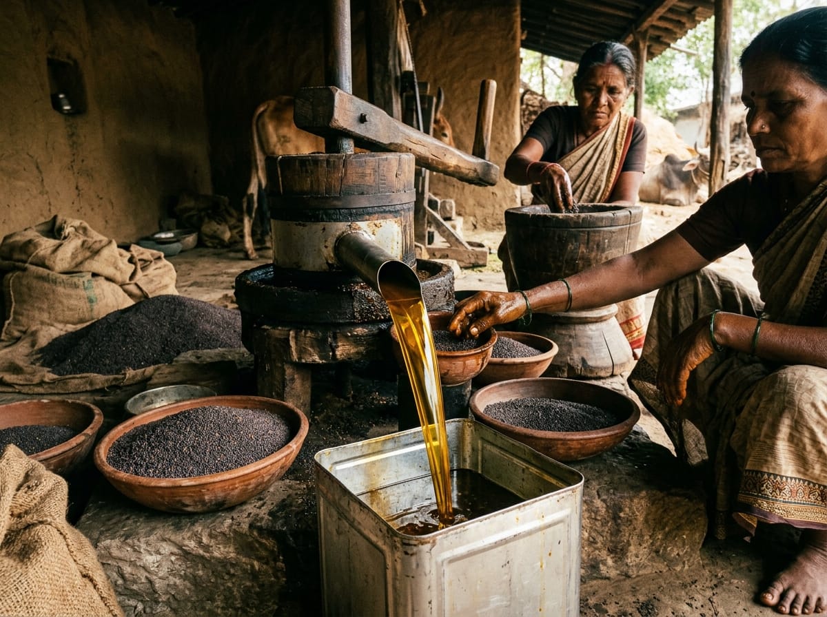 Mustard Oil Extraction