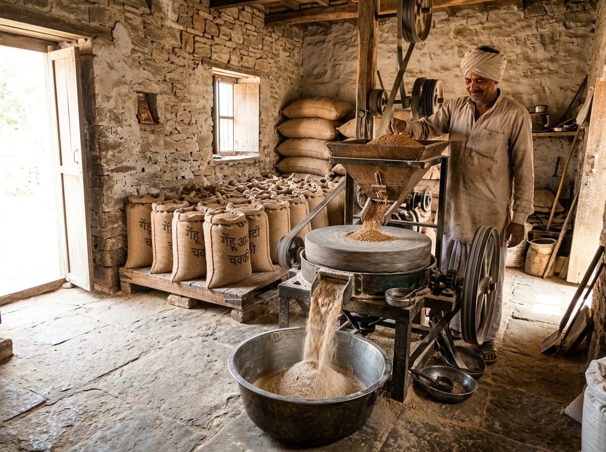 Fresh Chakki Whole Wheat Flour